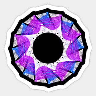 Violet mandala Sticker